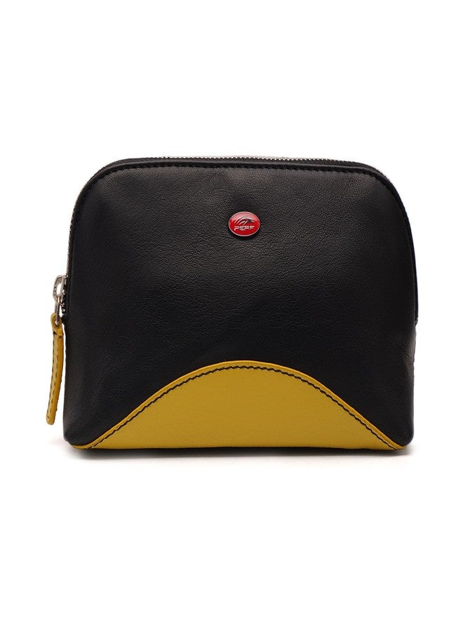 PERF Compact Leather Multi-Pouch| Versatile Travel Organizer, Vanity Bag & Gadget Case for Daily Use | L 8.3 x W 3.1 x H 4.7 inches - Image 1