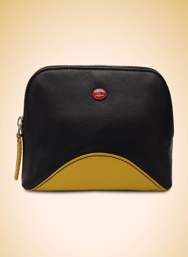 PERF Compact Leather Multi-Pouch| Versatile Travel Organizer, Vanity Bag & Gadget Case for Daily Use | L 8.3 x W 3.1 x H 4.7 inches - Image 5