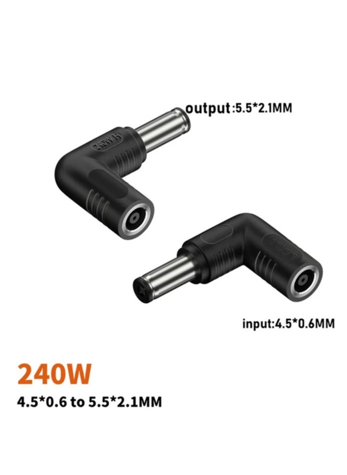 Terabyte 240W DC 4506 Female to DC 5521 Male Connector Laptop Power Adapter - Image 2