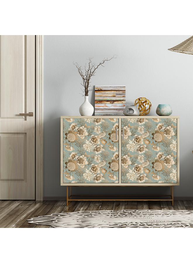 Bluejw Small Fresh Green Plant Flower And Leaf Lemon Self-adhesive Wallpaper Wallpaper Bedroom Hotel Decoration Wallpaper RW181-200 - Image 3