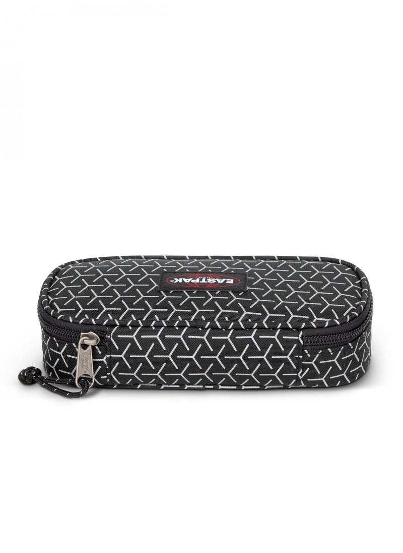 EASTPAK Oval Single Hard Pencil Case - Refleks Metal Black  - Image 3