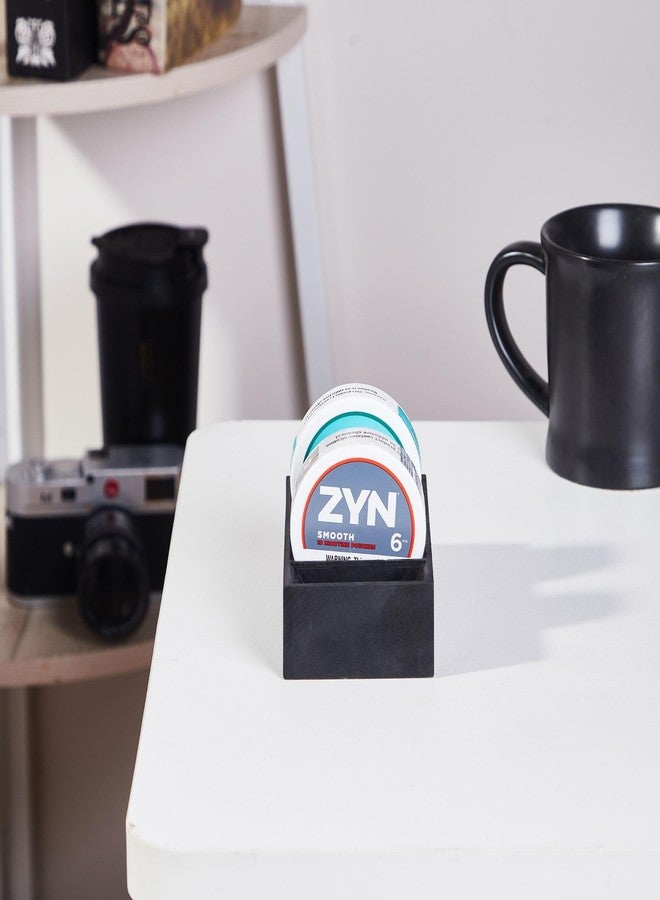 GoFika Zyn Holder Black-Drawer & Desk Organizer for 5 Cans,Perfect Zyn Accessories & Gifts - Image 4