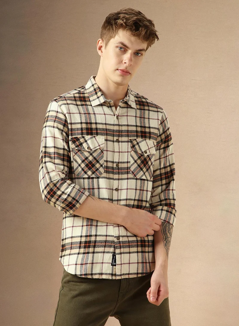 Dennis Lingo Beige Shirt For Men For Men Perfect For Casual Occasion