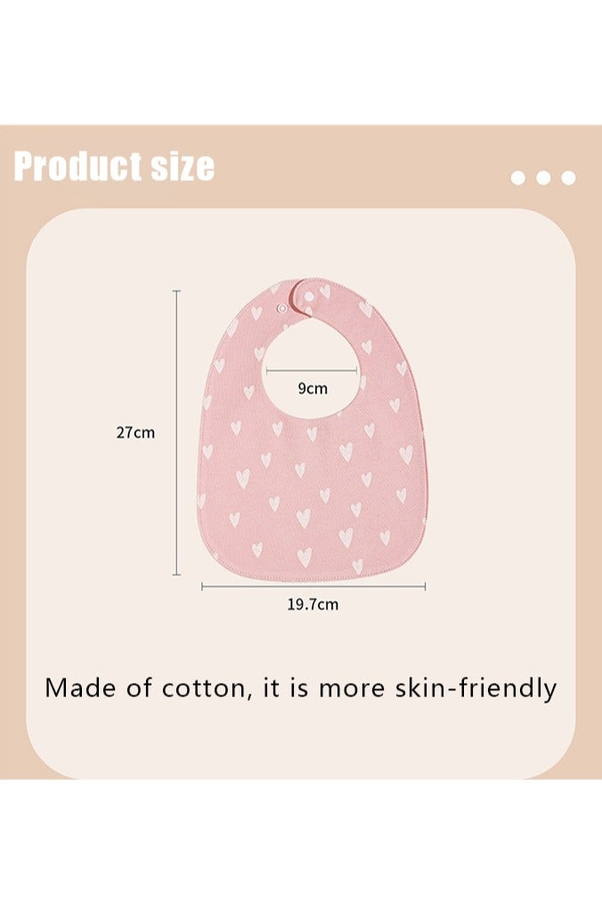 insular 6 Pack Dribble Bibs, Soft Cotton Baby Teething Bibs Waterproof Drool Bibs (Multicolour) - Image 3