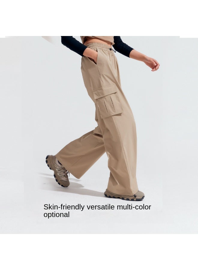 VVC Zero Sense Series Women's Workwear Sun Protection Pants - Lightweight, Breathable, Loose Wide-leg Trousers With Airy Sun Protection - Image 3