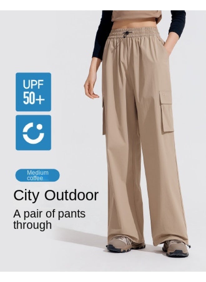 VVC Zero Sense Series Women's Workwear Sun Protection Pants - Lightweight, Breathable, Loose Wide-leg Trousers With Airy Sun Protection - Image 1