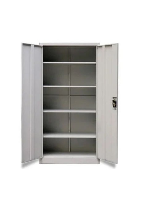 Uzman Home Steel Metal Filing Cabinet With Key Lock & Shelves Storage Compartment For office
