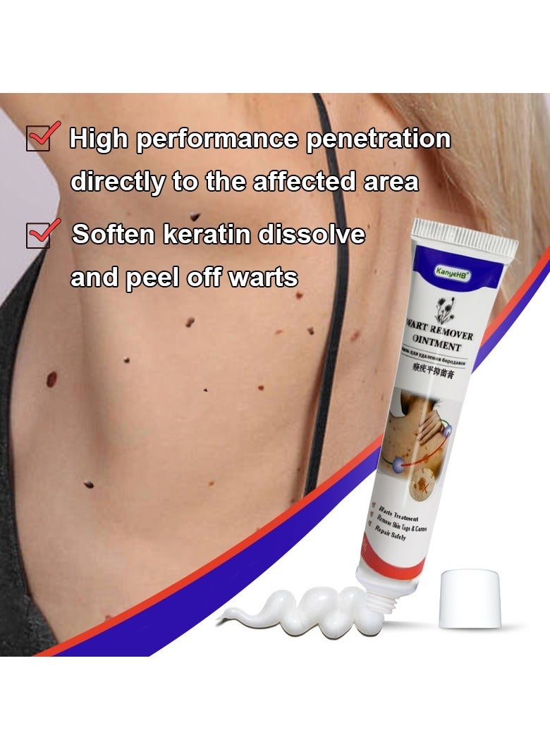 KanyeHB Wart Removal Cream,  Wart Remover for Genital Warts, Plantar Warts, Common Warts, Corns, Wart Cream 20g - Image 2