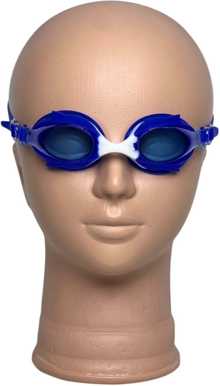 Premium Swim Goggles Kids Fish Fun Fun Colors Unisex Vibrant Colors Fit Boys Girls Kids Fish Glasses