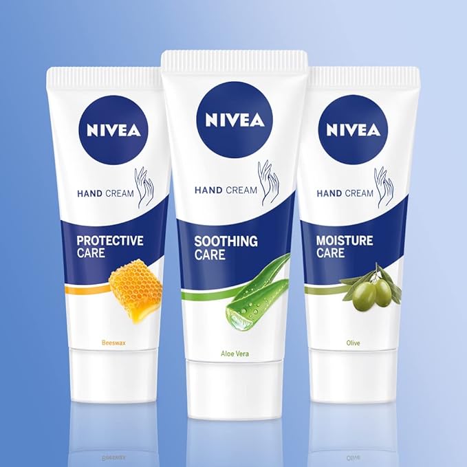 Nivea كريم اليدين المهدئ من نيفيا بالصبار 75 مل - كريم مرطب لليدين الجافة والمتشققة لمدة 24 ساعة - تركيبة غير دهنية وسريعة الامتصاص تهدئ البشرة - Image 3