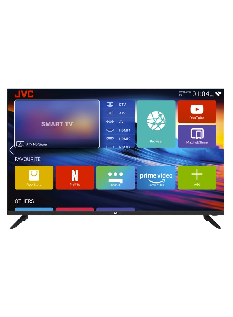 JVC 65 Inch 4K UHD Android 13 Smart Tv And 2.1 Ch Soundbar With Subwoofer Combo LT-65N675+TH-BY370A Black - Image 2
