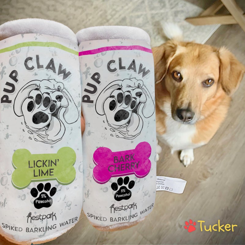 Nestpark Pup Claw Dog Toys - Funny Cute Plush Dog Toys with Squeaker - Parody Dog Toy (2 Pack) (Original Pack) - Image 3