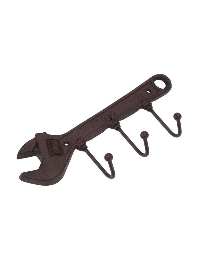 Thoraya Industrial Style Hook Innovative Wall Decorative Cast Iron Hooks Clothes Hanger Pendant for Bar Entryway Wrench Shape 24x10.5x4.5cm  - Image 5
