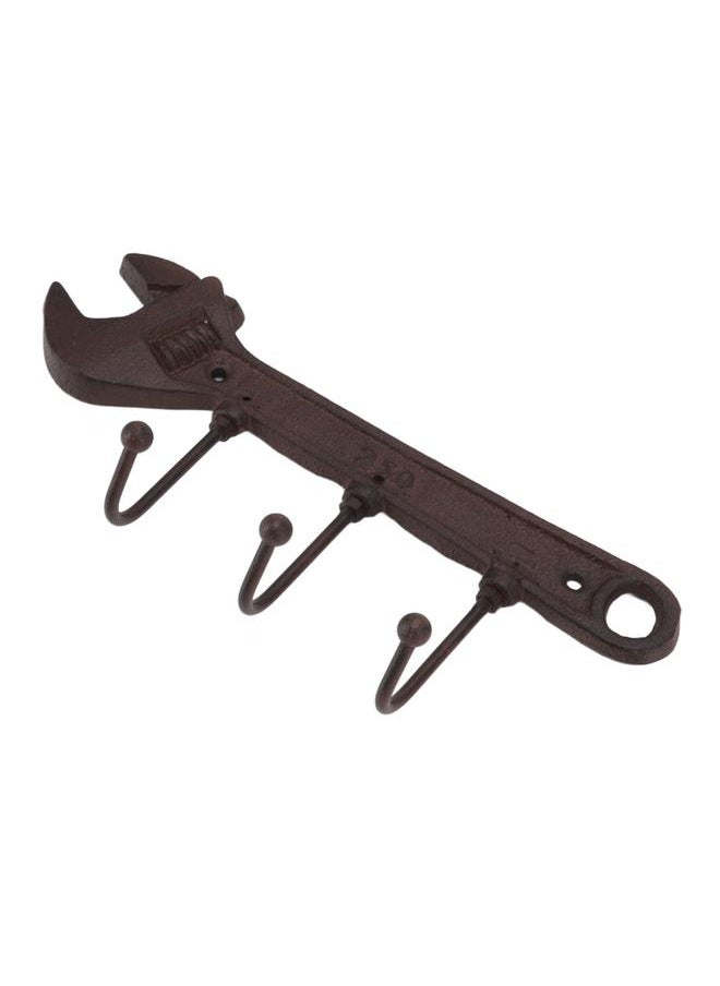 Thoraya Industrial Style Hook Innovative Wall Decorative Cast Iron Hooks Clothes Hanger Pendant for Bar Entryway Wrench Shape 24x10.5x4.5cm  - Image 3
