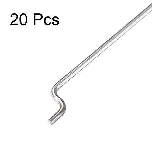 uxcell 1mm x 80mm (3.1 Inch) Steel Z Pull/Push Rods Parts for RC Airplane Plane Boat Replacement (Pack of 20) - Image 3