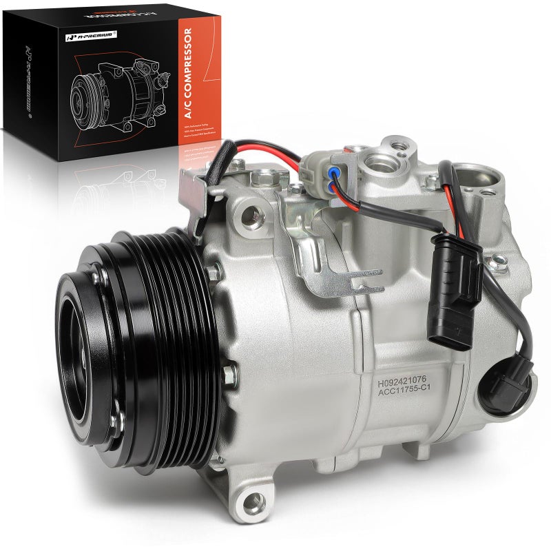A-Premium APremium Air Conditioner AC Compressor with Clutch Compatible with MercedesBenz R231 Series SL550 20132020 47L