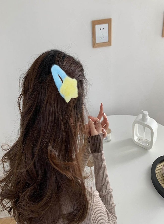 Jaczora إكسسوارات شعر فلفي ستار: 9 مشابك شعر، دبابيس شعر مانعة للانزلاق للنساء والفتيات - Image 4
