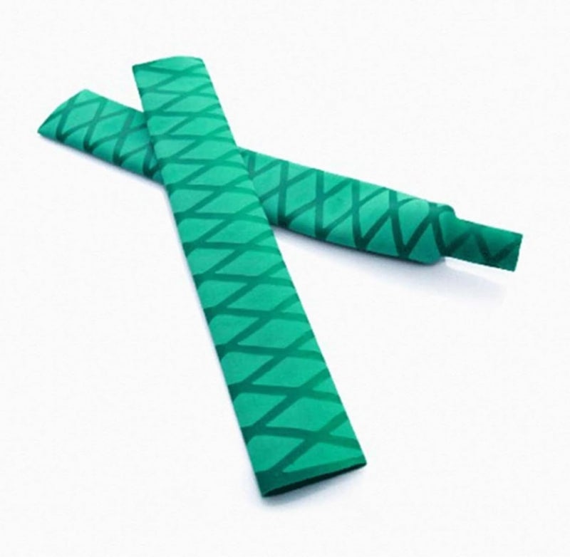 KeuLen Cable Tidy Sleeve,1m Heat Shrink Tube Fishing Fishing Rod Badminton Racket Sleeve Tube Grip Cable Sleeve(Color:Green,Size:35mm) - Image 1