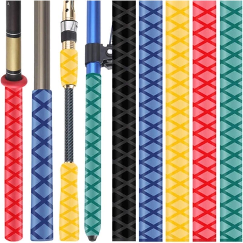 KeuLen Cable Tidy Sleeve,1m Heat Shrink Tube Fishing Fishing Rod Badminton Racket Sleeve Tube Grip Cable Sleeve(Color:Green,Size:35mm) - Image 4