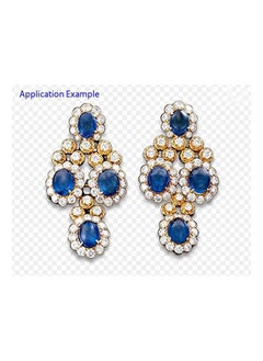 ماركة غير محددة Adabele الفوشيه الطبيعي شريط أحمر العقيق البيضاوي الأحجار الكريمة Caboc  - Image 2