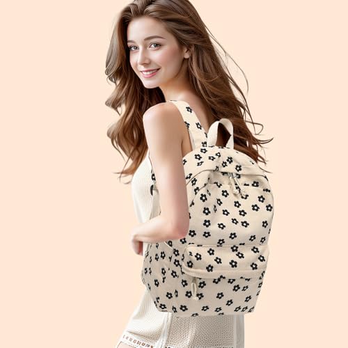 LEDAOU School Backpack Teen Girls Lightweight Bookbag Elementary Middle School Backpacks College Laptop Bag Travel Daypack - Image 2
