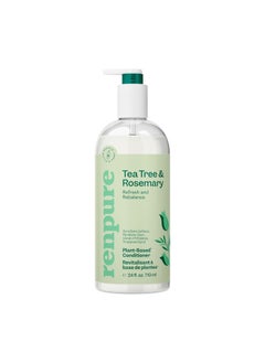 Renpure Renpure Plant Based Tea Tree and Rosemary Refresh and Rebalance Conditioner  Soothes Dry Scalp  Delivers Moisture and Shine  Gentle Formula  Dye Free  Recyclable Pump Bottle Design  24 fl oz 