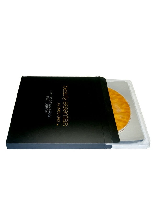 إميليستورز 5 قطع من أقنعة الوجه بالكولاجين المصنوعة من جل الذهب عيار 24 قيراط، ومضادة للشيخوخة والانتفاخ والعناية بالبشرة ومضادة للتجاعيد ومرطبة لتجديد الأنسجة العميقة في الربيع والصيف وإحساس رائع - Image 2