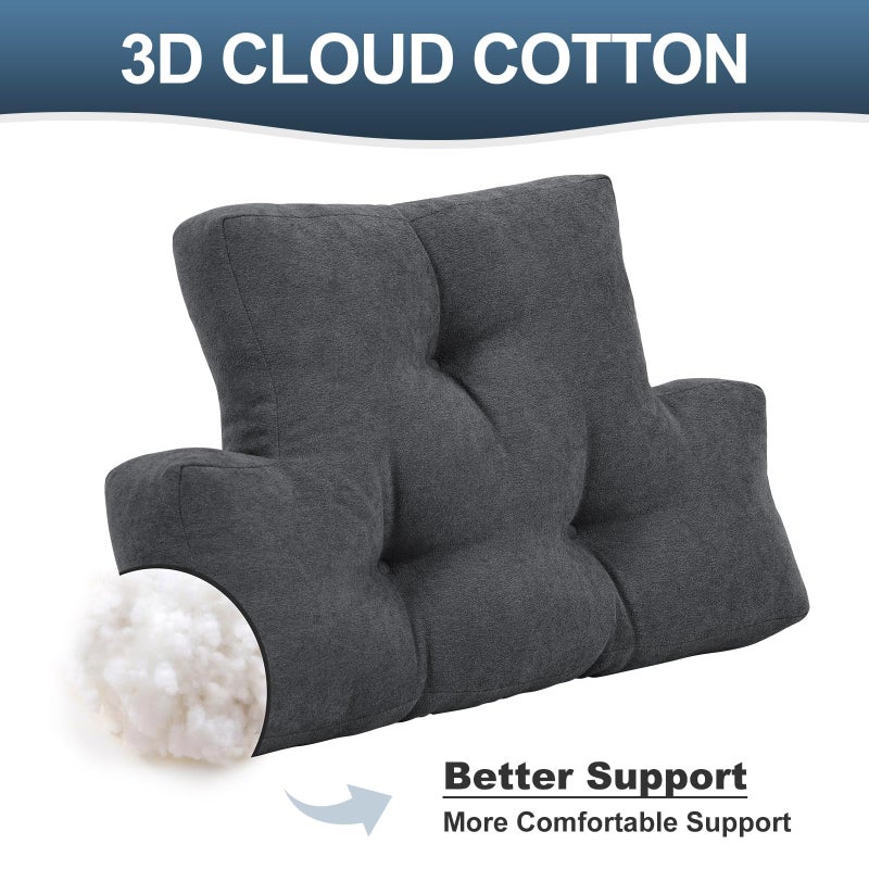 TANYOO Back Pillow for Recliner Lumbar Support Pillow Soft and Fluffy Back Support Cushion Thick Lumbar Cushion for Chairs, Recliners,Sofa, Couch and Bed for Pain Relief - Image 5