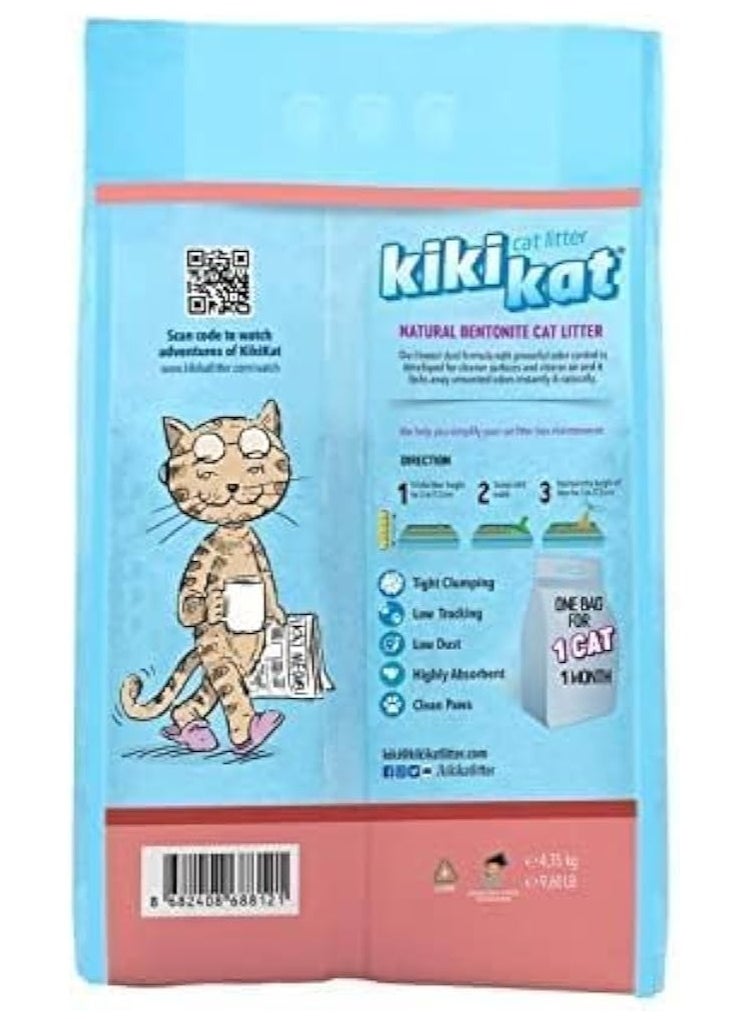 Cat Litter KikiKat Cat Litter Baby Powder 5L  - Image 2