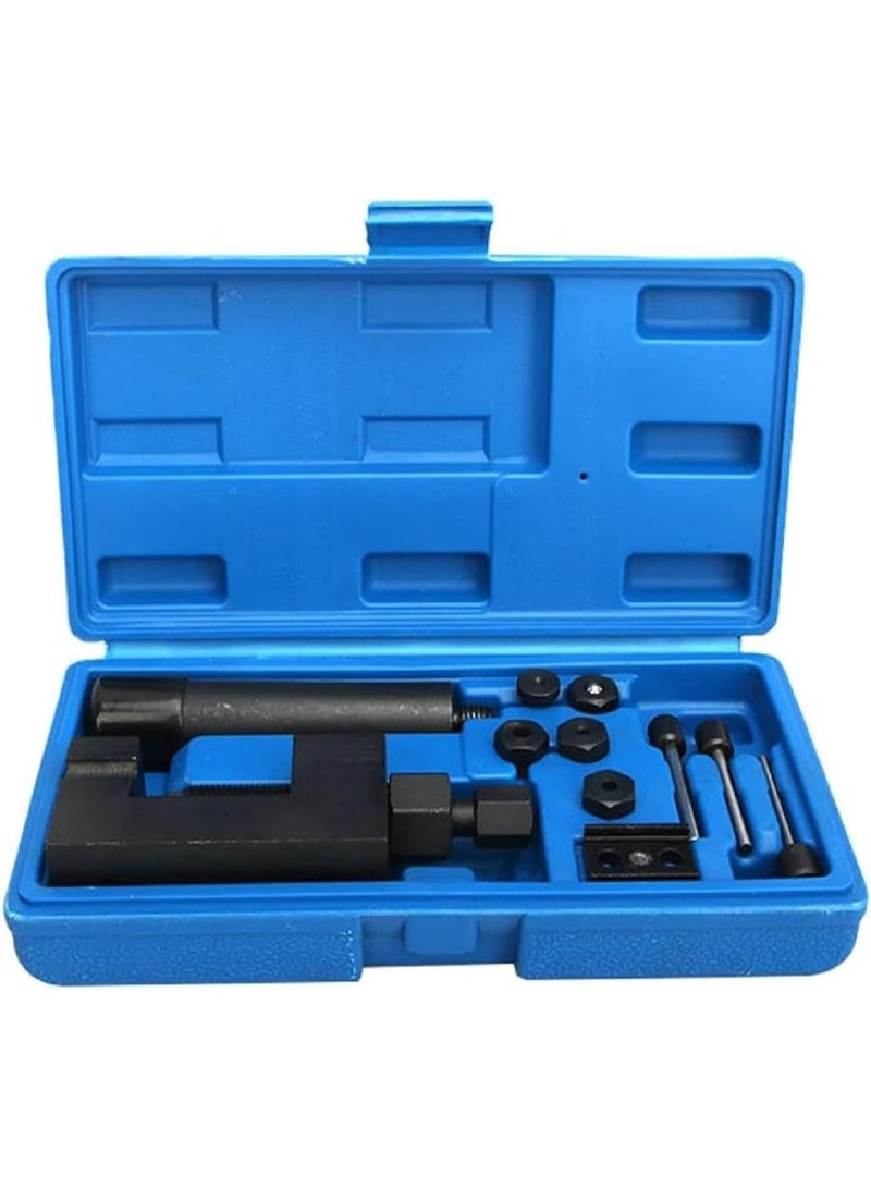 GGOOT Diy Hand Tools Hardware Heavy Duty Motorcycles Bike Chain Breaker Chain Cutter Splitter Riveter Riveting Tool Set Chain Repair Hand Tools Chain Cutter  - Image 1