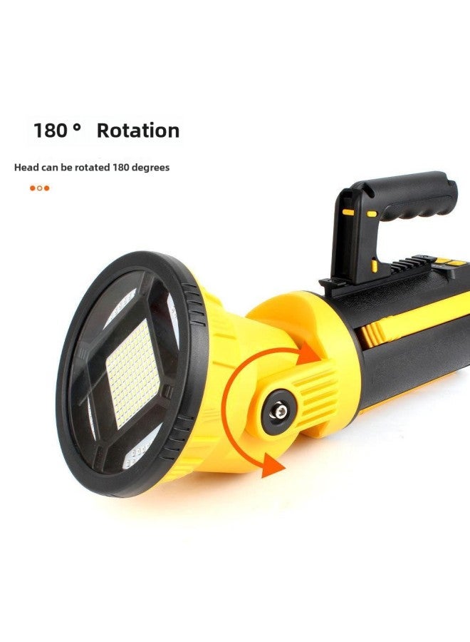 TYPE-C Strong Light Portable Searchlight Multifunctional Foldable Work Light Portable Lamp With Bracket-Color:W5164-1 - Image 3