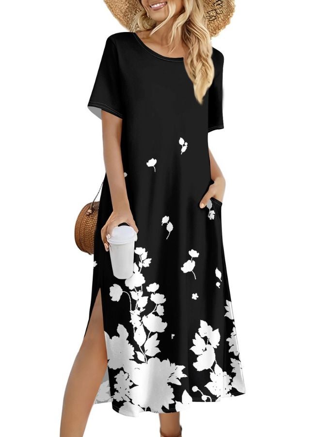 Tepveisoy Women's Fashion Summer Dresses Casual Beach Dresses One Piece Dress Slim Holiday Dress  - Image 1