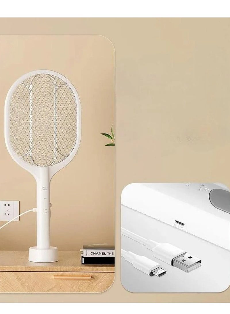 WEIDASI Rechargeable Mosquito Insect Fly Killer Electric Bat Handheld Swatter Racket WITH LED LIGHT HEAVY DUTY WORK - Image 3
