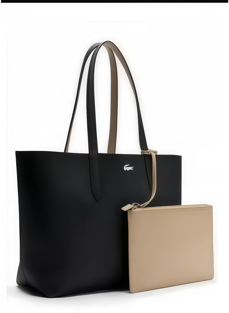 Lacoste Women's Double sided Two tone Large Capacity Handbag, Fashionable Multi functional, Camera Bag - Image 4