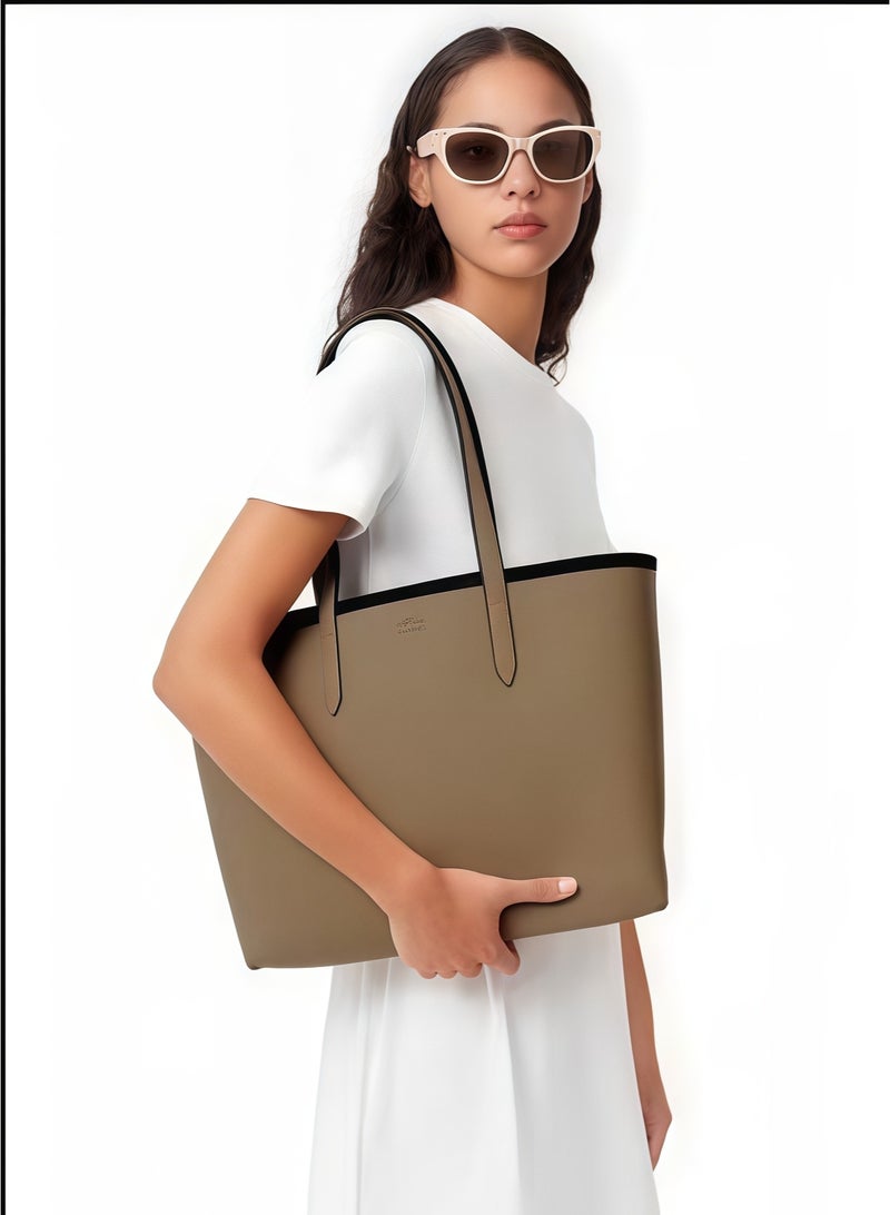 Lacoste Women's Double sided Two tone Large Capacity Handbag, Fashionable Multi functional, Camera Bag - Image 2