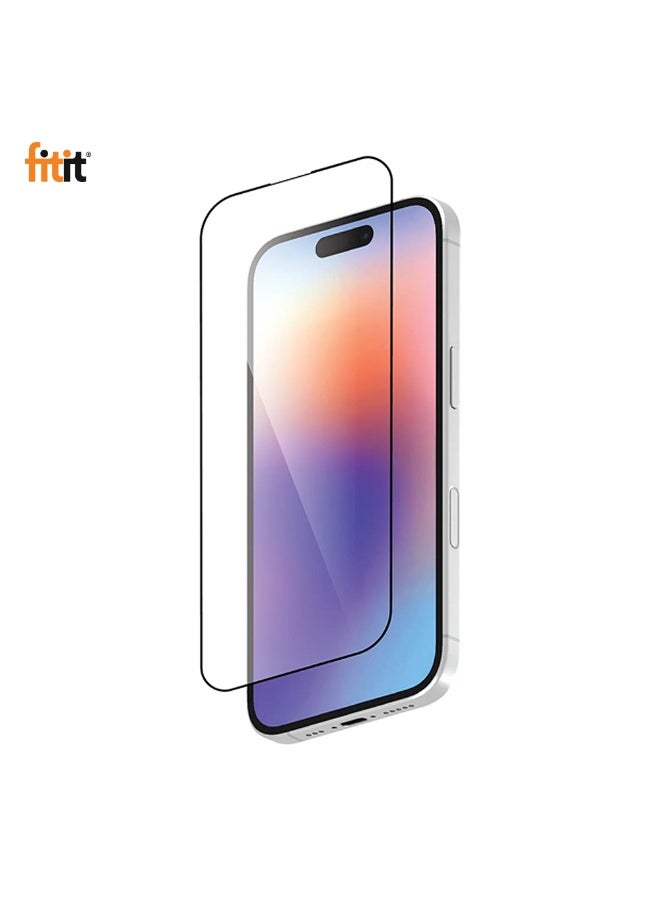 FITIT حماية شاشة زجاجية مقسّاة لجهاز آيفون 17 - صلابة 9H، وضوح عالي، مقاومة لبصمات الأصابع والبقع، متوافقة مع الجرابات - فيتت - Image 1
