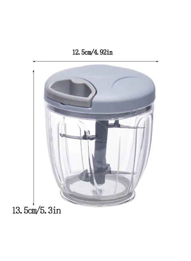 Manual Garlic Press Meat Grinder 30 43oz Pink Stainless Steel Hand Pulled Food Processor - Image 5