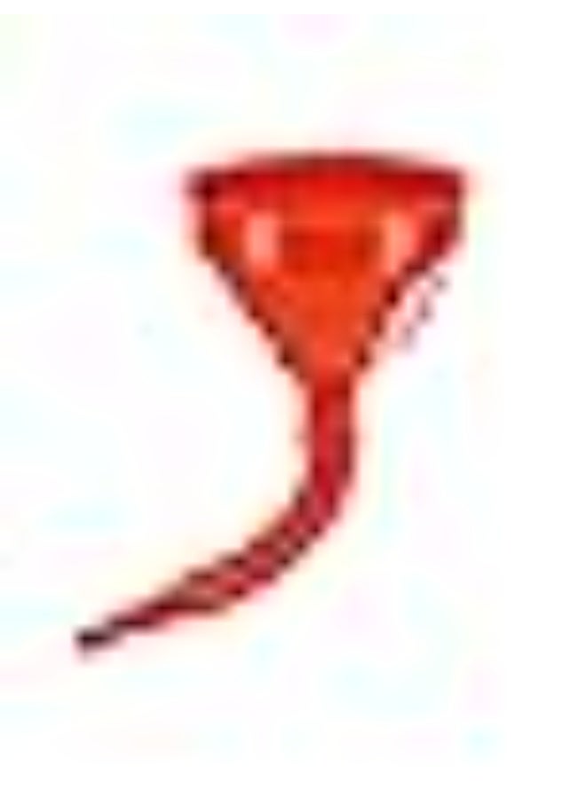 قمع بلاستيكي متعدد الأغراض، مع فوهة مرنة قابلة للتمديد (أحمر - أحمر) - Image 1