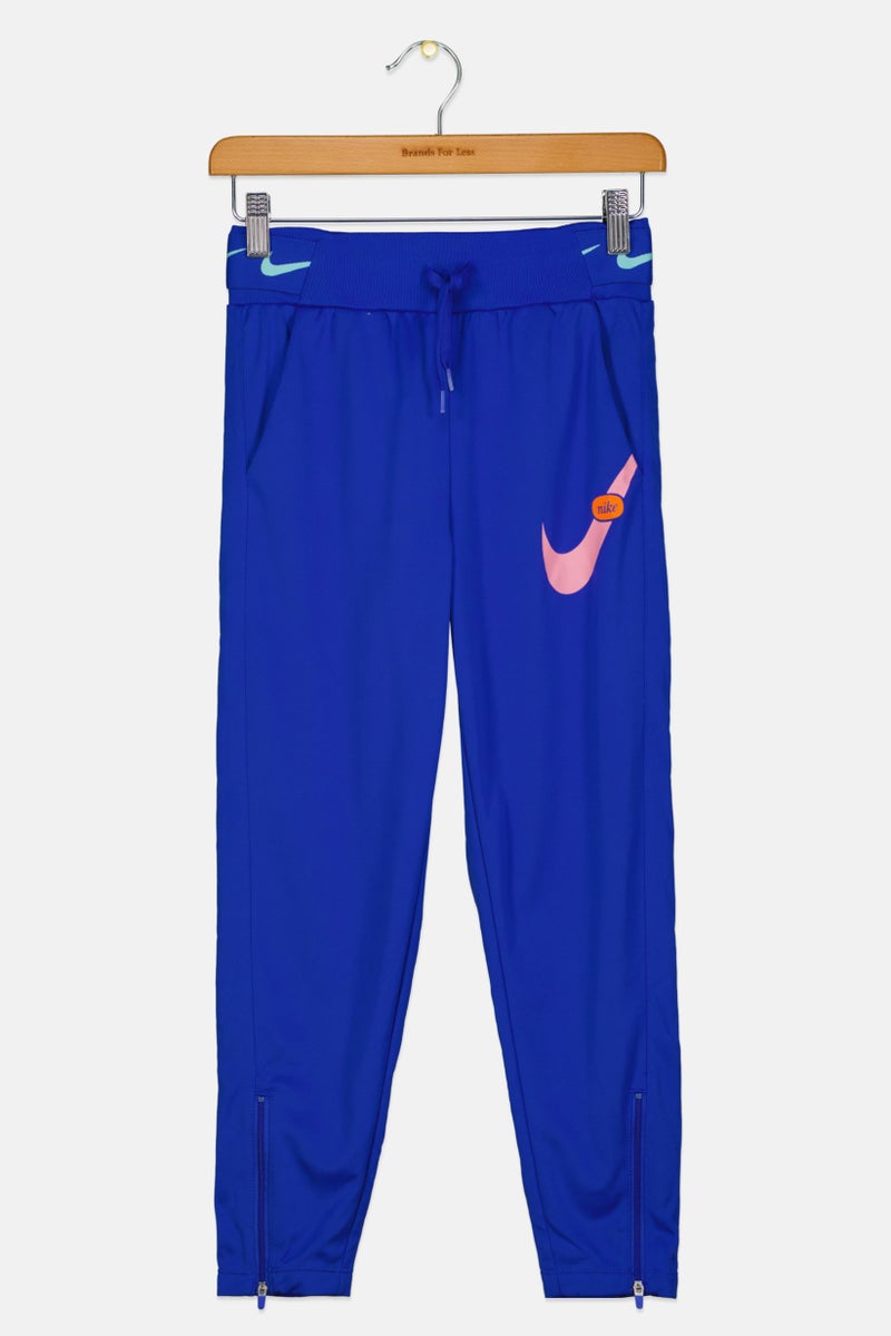 Nike سروال رياضي خارجي للفتيات، مقاس قياسي، أزرق - Image 1