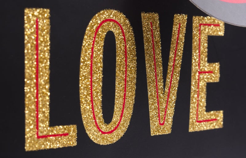 Hallmark Mahogany 9" Medium Gift Bag with Tissue Paper (Love Me Some Us) for Anniversary, Valentines Day and More - Image 5