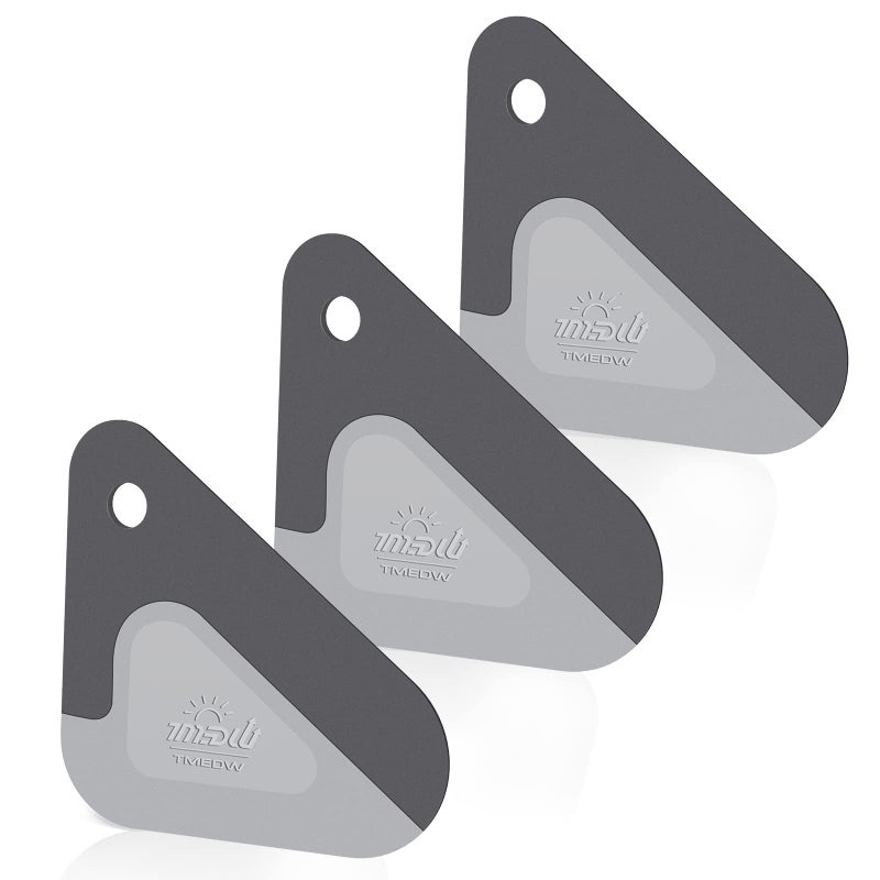 Matscover Food Scraper  2-In-1 Pot And Pan Dish Scraper  Nylon And Silicone  Kitchen Scraper Tools For Cast Iron Skillets  Cookware  Dishes  Pans And Pots  Heat Resistant  Set Of 3 - Image 1