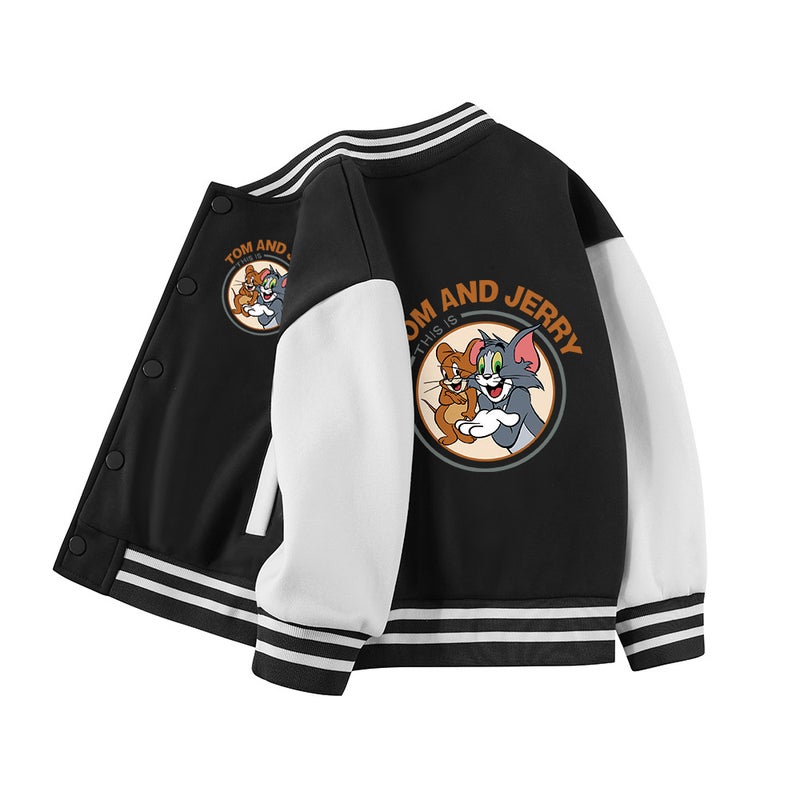 Boys Winter Coat Women'S Children'S Clothing Korean Version Of The New Children'S Fleece-Lined Big Children'S Baseball Uniform A Generation Of Hair - Image 2