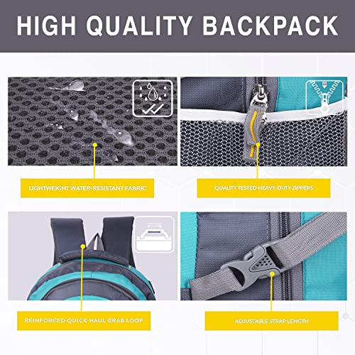 ADISA casual laptop backpack office bag college travel back pack for men and women (BP141-GRN) - Image 3