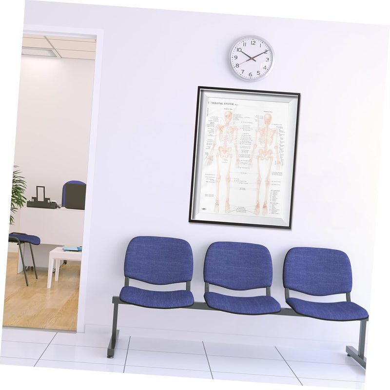 ملصق تشريحي للجهاز العظمي والعضلي من NULYLU، مقاس 20×28 بوصة، 6 قطع من القماش الحريري، خريطة تعليمية تشريحية للجسم البشري لاستخدامها في الفصول الدراسية العلمية وديكور المكاتب. - Image 4