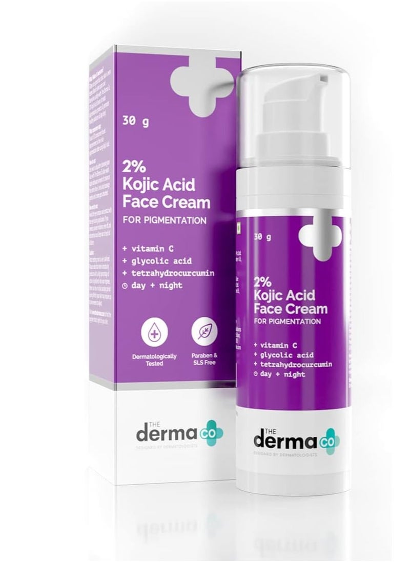 THE derma Co - 2% Kojic Acid Face Cream 30gm - Image 1