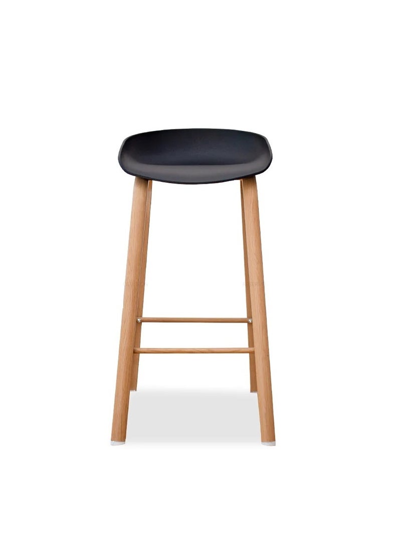 Bar Chair PP Solid Wood Base with a Stylish Look and Heavy Load Bearing Legs - Image 1