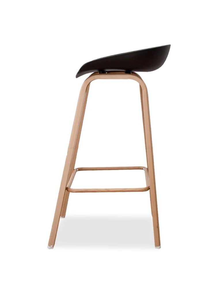 Bar Chair PP Solid Wood Base with a Stylish Look and Heavy Load Bearing Legs - Image 2