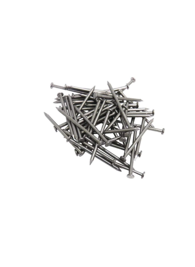 High Strength Round Head Nails For Carpentry Hardware Electrical Etc (100, 1 1/4 inch)  - Image 1