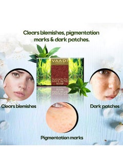 VAADI HERBALS Becalming Tea Tree Soap Anti Acne Therapy, 75G X 3  - Image 3