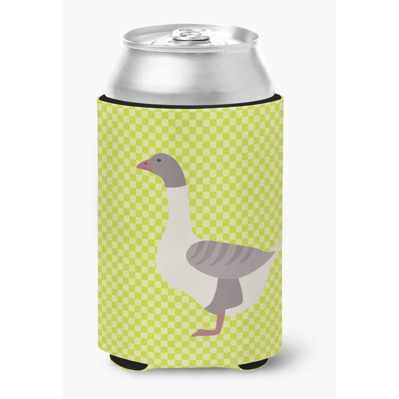 Caroline's Treasures ""Caroline's Treasures Buff Grey Back Goose Green Decorative Can Hugger  Multicolor"" 